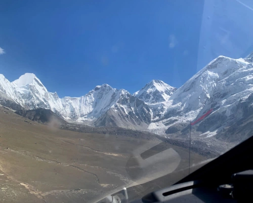 Everest Base Camp View From Helicopter