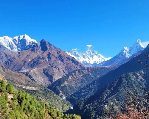 Everest View From Namche