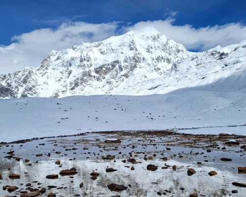 Mt Langtang View From Yala Peak
