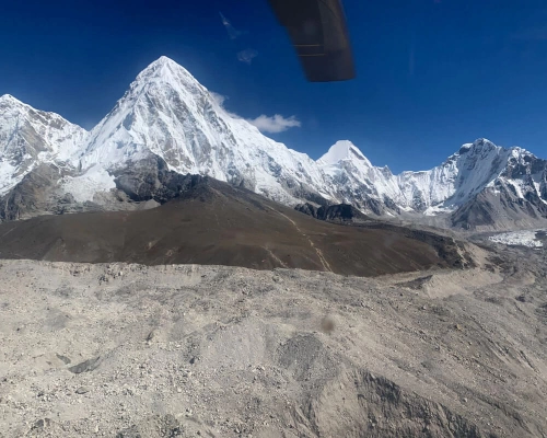 Mt Pomori View From Helicopter