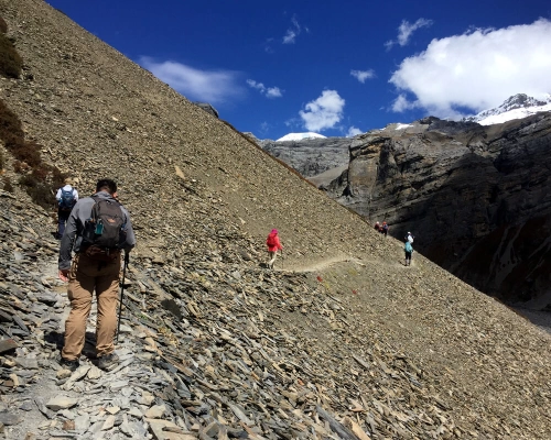 Trekking To Thorang High Camp